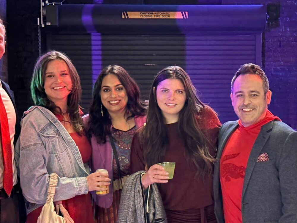 The Clarity team at the Chinese Mutual Aid Association Red Party