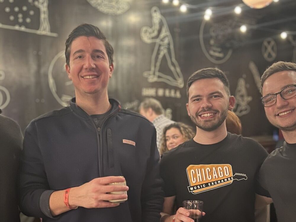 Clarity team at the 2024 Winter Event at Chicago Athletic Association's Game Room